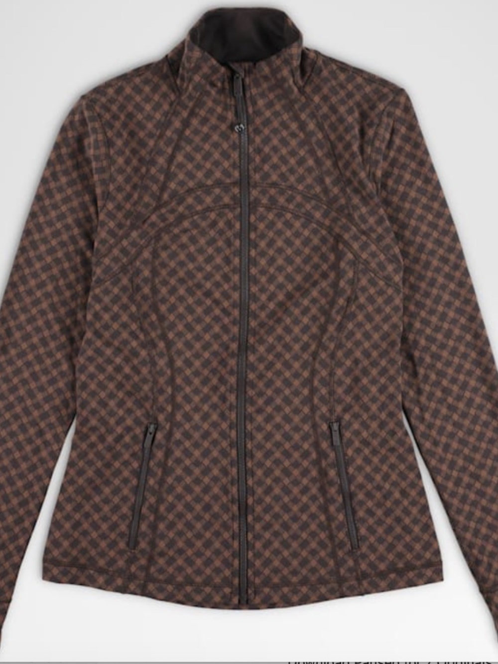 Lulu Lemon Define Jacket Jacquard Color - Brown and Black.  Size M